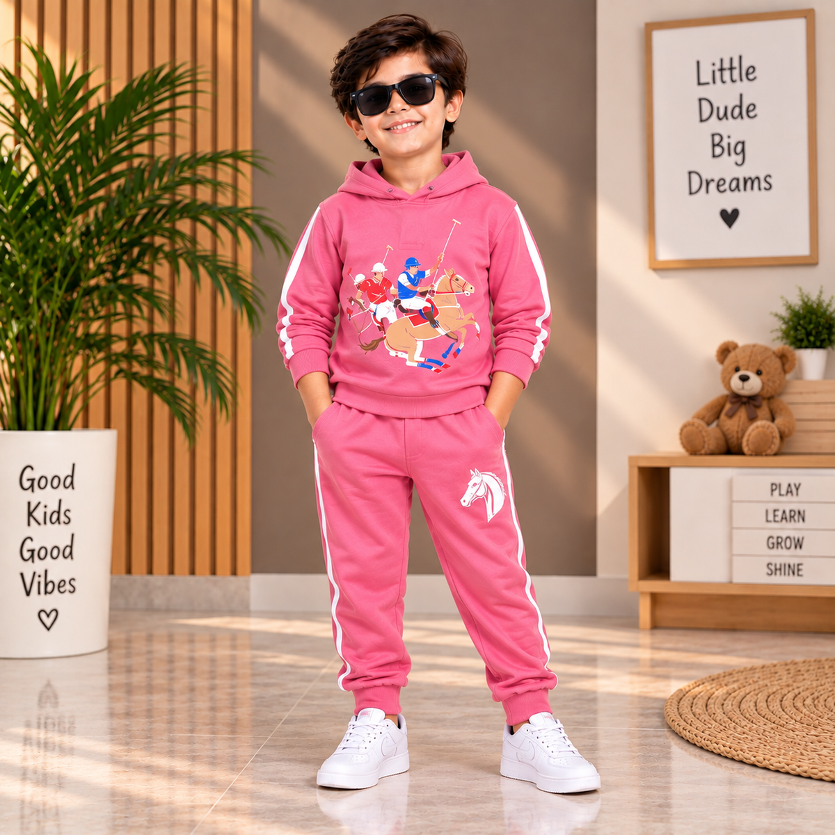 🖤 Premium Black Kids Tracksuit