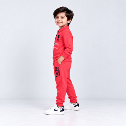 Kids Polo Tracksuit Set
