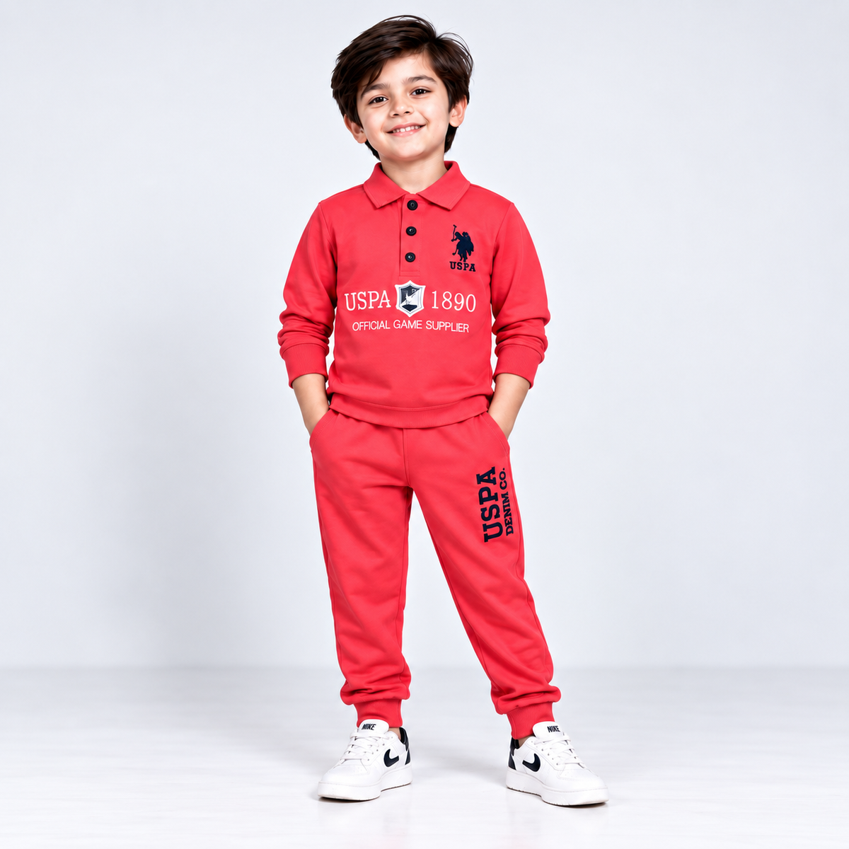 Kids Polo Tracksuit Set