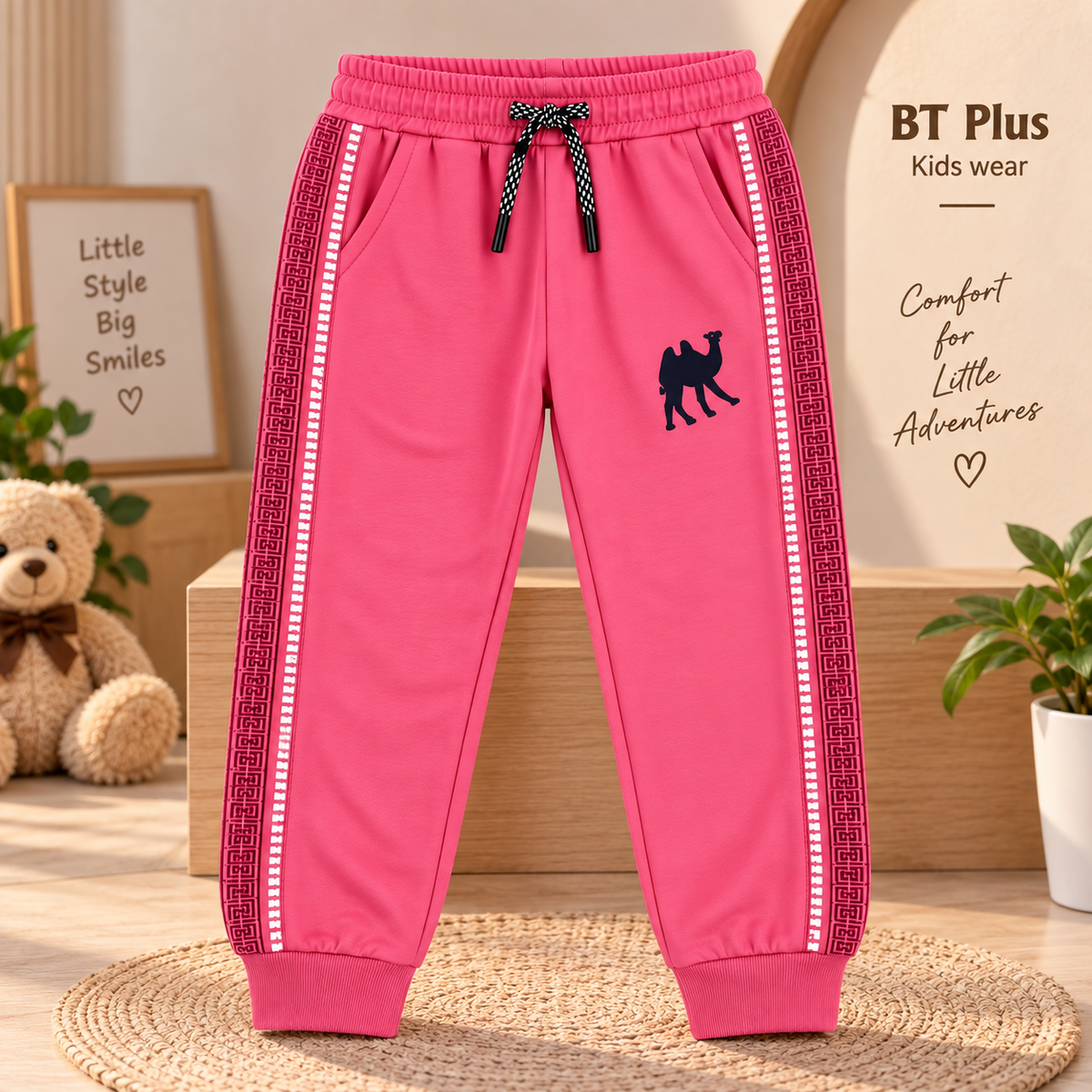 Stylish Blue Full-Sleeve Sweatshirt &amp; Pajama Set | Kids Winter Wear