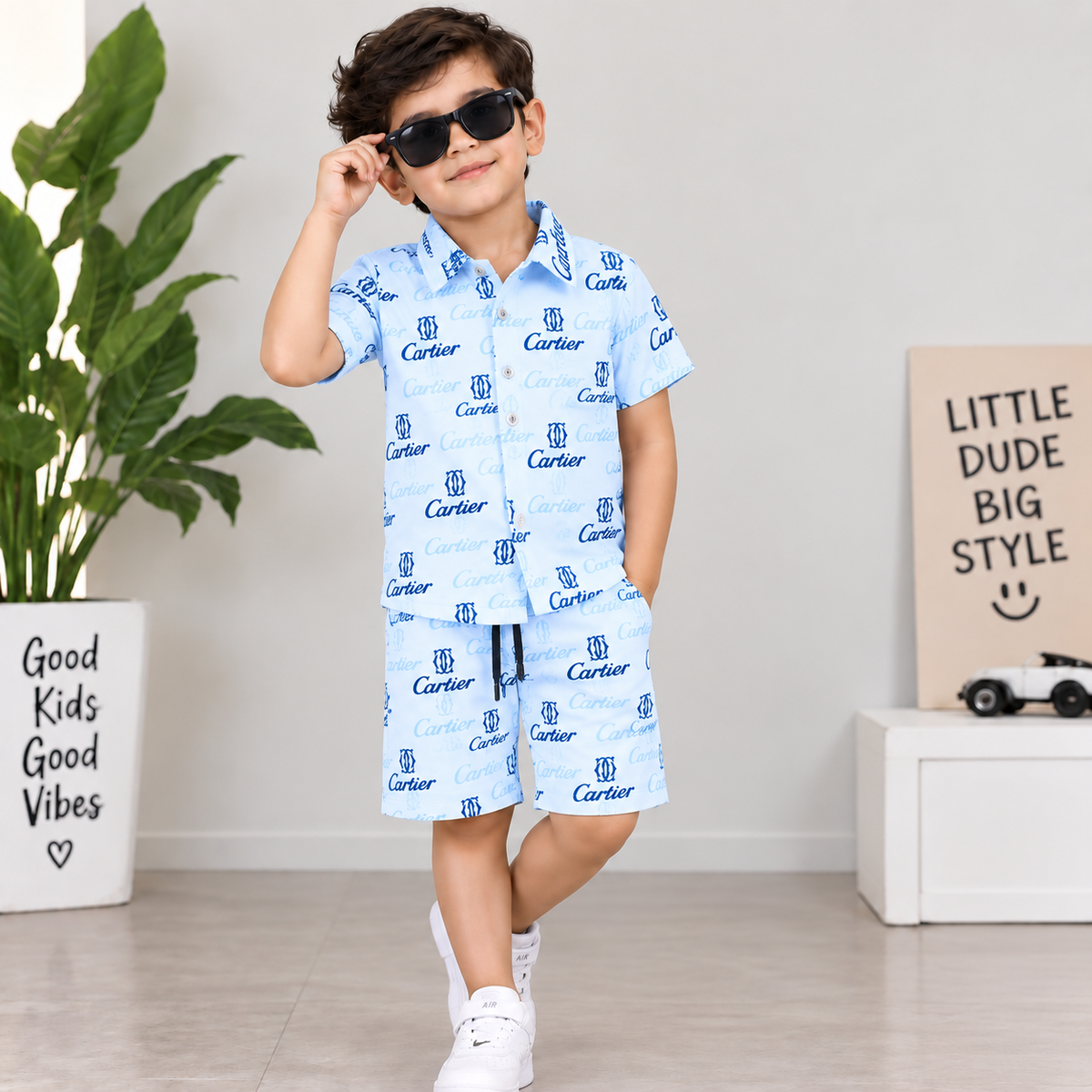 Boys’ Printed Full-Sleeve Shirt