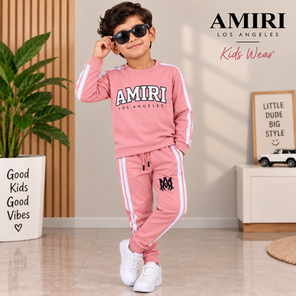 Navy Blue Kids Tracksuit Set