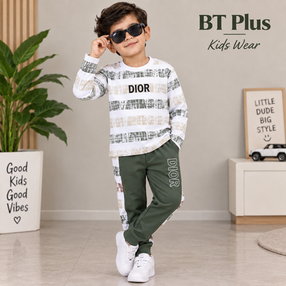 Premium Boys Full-Sleeve T-Shirt & Jogger Set